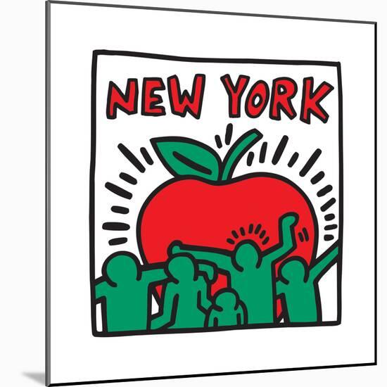 Untitled Pop Art - New York-Keith Haring-Mounted Giclee Print