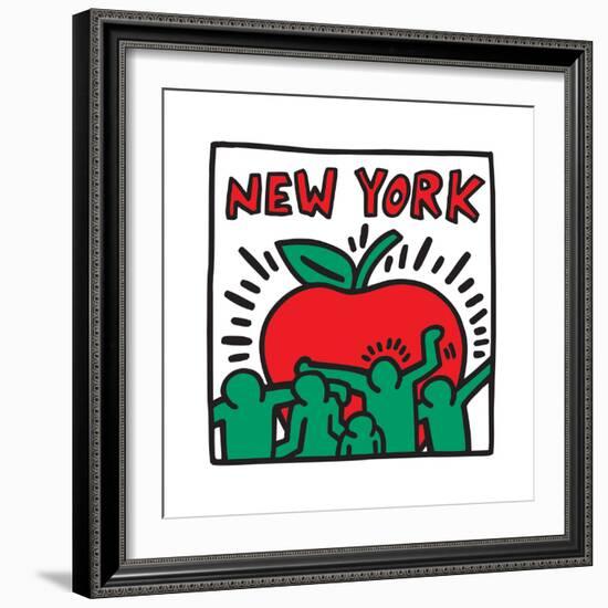 Untitled Pop Art - New York-Keith Haring-Framed Giclee Print