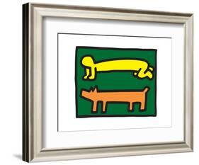 Untitled Pop Art-Keith Haring-Framed Giclee Print