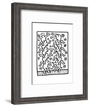 Untitled Pop Art-Keith Haring-Framed Giclee Print