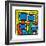 Untitled Pop Art-Keith Haring-Framed Giclee Print