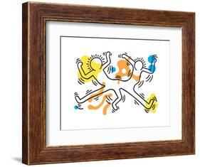 Untitled Pop Art-Keith Haring-Framed Giclee Print