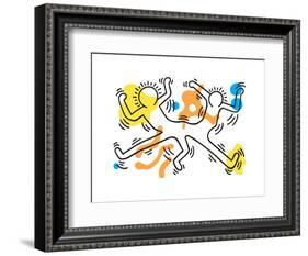 Untitled Pop Art-Keith Haring-Framed Giclee Print
