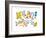 Untitled Pop Art-Keith Haring-Framed Giclee Print