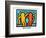 Untitled Pop Art-Keith Haring-Framed Giclee Print