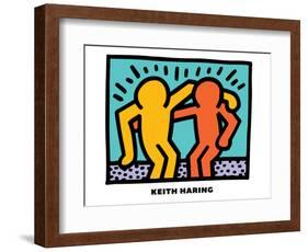 Untitled Pop Art-Keith Haring-Framed Giclee Print
