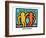 Untitled Pop Art-Keith Haring-Framed Giclee Print