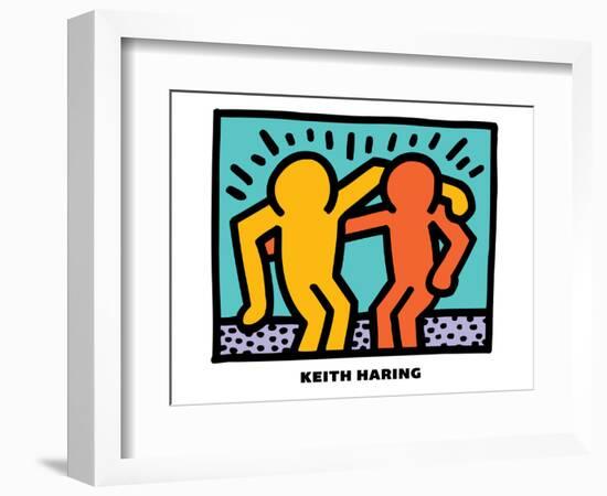 Untitled Pop Art-Keith Haring-Framed Giclee Print