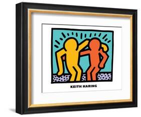 Untitled Pop Art-Keith Haring-Framed Giclee Print
