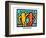 Untitled Pop Art-Keith Haring-Framed Giclee Print