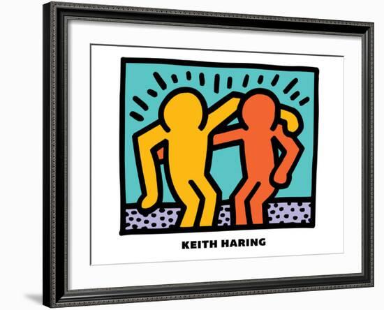 Untitled Pop Art-Keith Haring-Framed Giclee Print