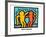 Untitled Pop Art-Keith Haring-Framed Giclee Print