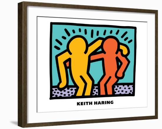 Untitled Pop Art-Keith Haring-Framed Giclee Print