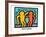 Untitled Pop Art-Keith Haring-Framed Giclee Print