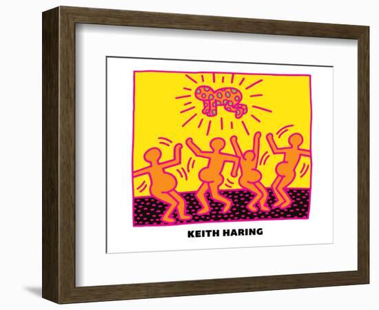 Untitled Pop Art-Keith Haring-Framed Giclee Print