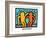 Untitled Pop Art-Keith Haring-Framed Giclee Print