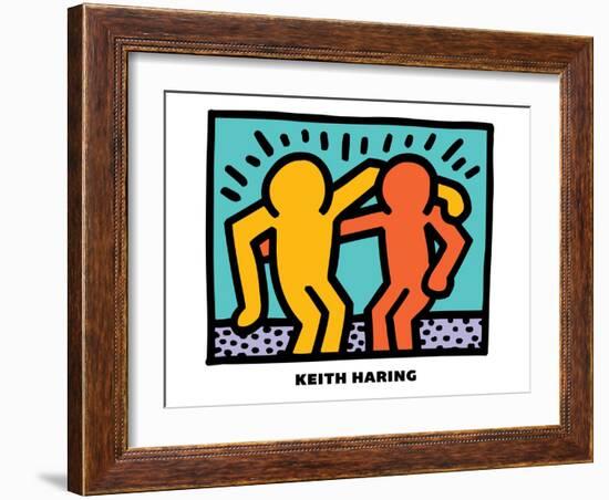 Untitled Pop Art-Keith Haring-Framed Giclee Print