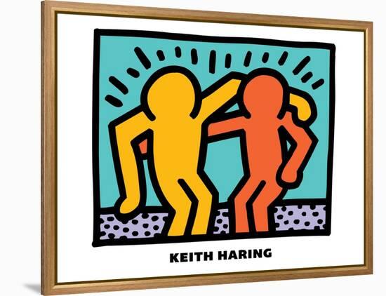 Untitled Pop Art-Keith Haring-Framed Premier Image Canvas