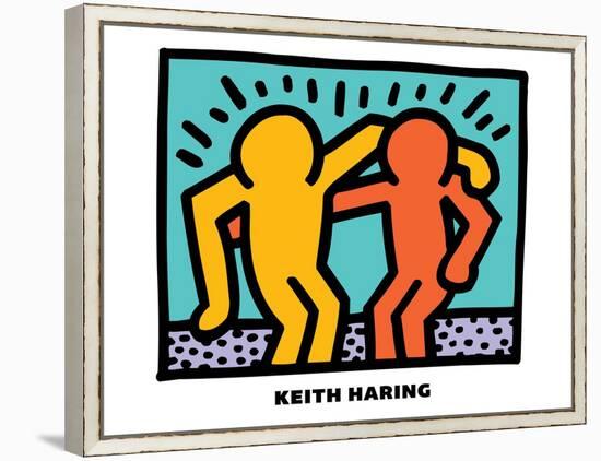 Untitled Pop Art-Keith Haring-Framed Premier Image Canvas