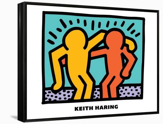Untitled Pop Art-Keith Haring-Framed Premier Image Canvas