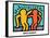 Untitled Pop Art-Keith Haring-Framed Premier Image Canvas