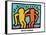 Untitled Pop Art-Keith Haring-Framed Premier Image Canvas