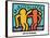 Untitled Pop Art-Keith Haring-Framed Premier Image Canvas