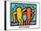 Untitled Pop Art-Keith Haring-Framed Premier Image Canvas