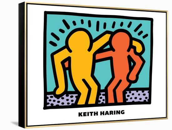 Untitled Pop Art-Keith Haring-Framed Premier Image Canvas