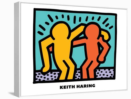 Untitled Pop Art-Keith Haring-Framed Premier Image Canvas