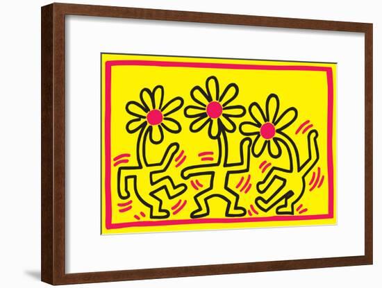 Untitled Pop Art-Keith Haring-Framed Giclee Print