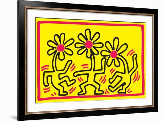 Untitled Pop Art-Keith Haring-Framed Giclee Print