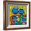 Untitled Pop Art-Keith Haring-Framed Giclee Print