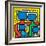 Untitled Pop Art-Keith Haring-Framed Giclee Print