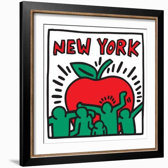 Untitled Pop Art-Keith Haring-Framed Giclee Print