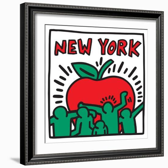 Untitled Pop Art-Keith Haring-Framed Giclee Print