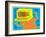 Untitled Pop Art-Keith Haring-Framed Giclee Print