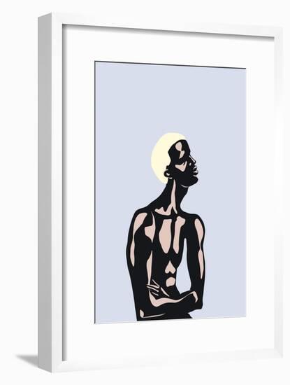 Untitled Portrait, 2016-Yi Xiao Chen-Framed Giclee Print