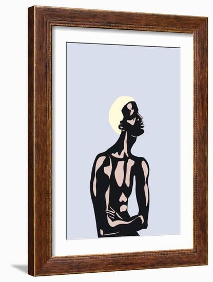 Untitled Portrait, 2016-Yi Xiao Chen-Framed Giclee Print