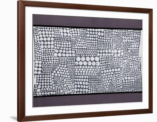 Untitled - Purple Pattern-Paul Maxwell-Framed Limited Edition