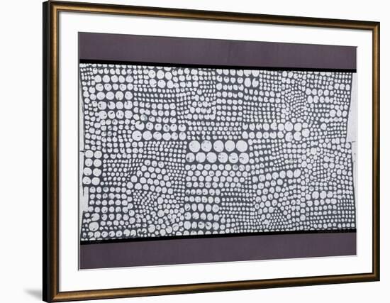 Untitled - Purple Pattern-Paul Maxwell-Framed Limited Edition