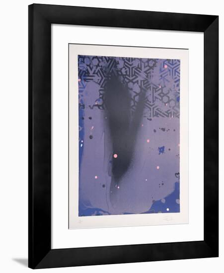 Untitled (Purple)-Hong Hao-Framed Limited Edition