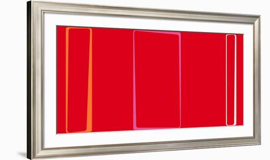 Untitled (Red), 2013-Carl Abbott-Framed Serigraph