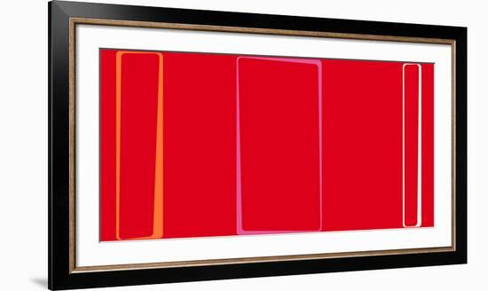 Untitled (Red), 2013-Carl Abbott-Framed Serigraph