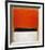 Untitled (Red, Black, White on Yellow), 1955-Mark Rothko-Framed Art Print