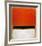 Untitled (Red, Black, White on Yellow), 1955-Mark Rothko-Framed Art Print