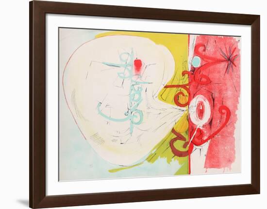 Untitled - Red Face Blowing Smoke-Dimitri Petrov-Framed Limited Edition