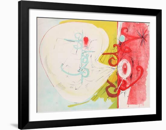 Untitled - Red Face Blowing Smoke-Dimitri Petrov-Framed Limited Edition