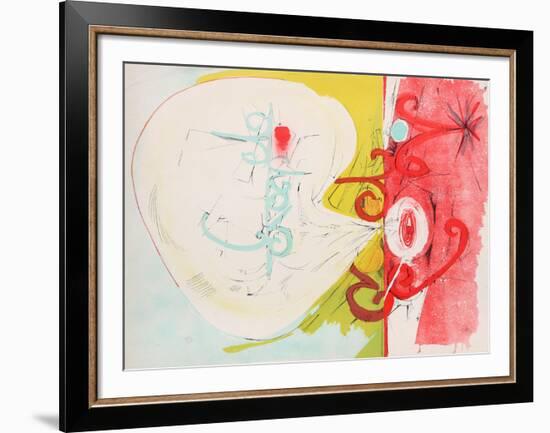 Untitled - Red Face Blowing Smoke-Dimitri Petrov-Framed Limited Edition