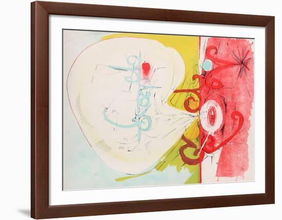 Untitled - Red Face Blowing Smoke-Dimitri Petrov-Framed Limited Edition